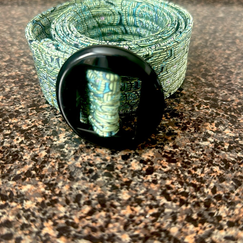 JCrew paisley belt